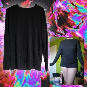 Black Long Sleeve Top